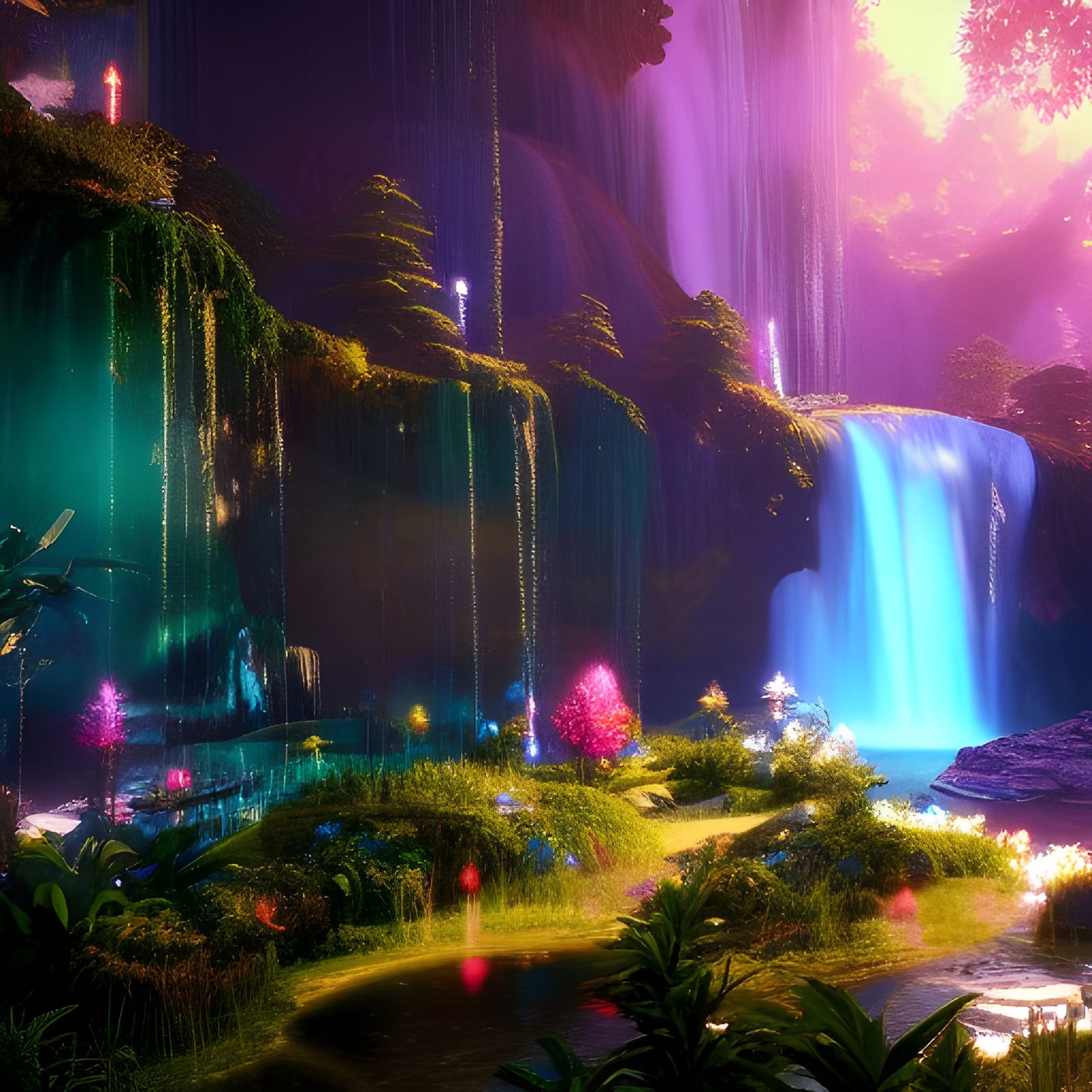 Secluded Fantasy Paradise In The Woods