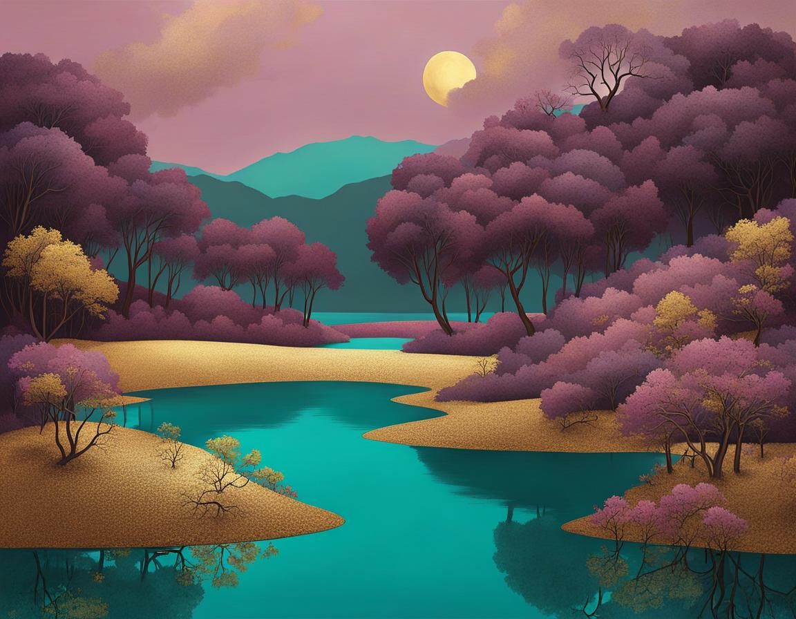 Surreal landscape