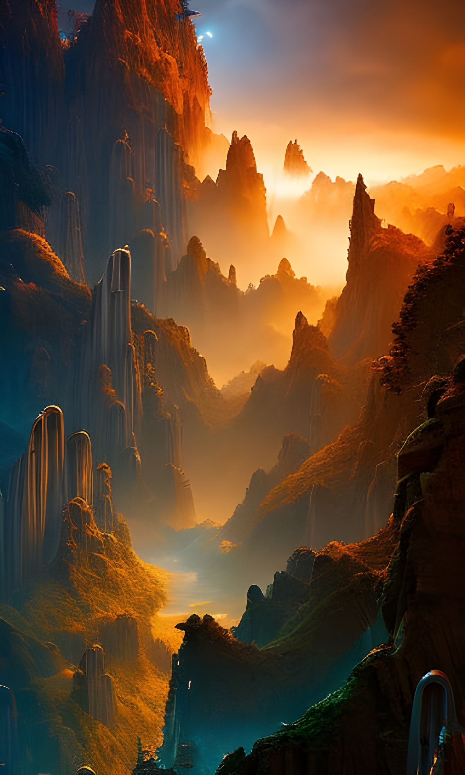 The Spire Valley  by @Thomas