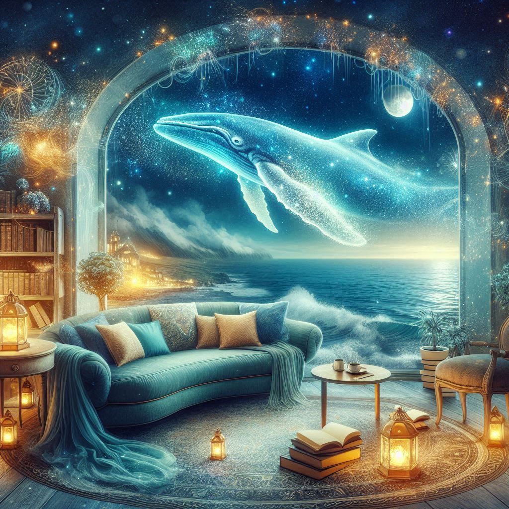 Celestial Whale in a fantasy living room (3)