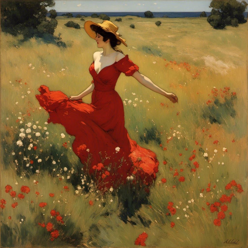 Wild flower wanderer