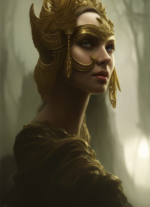 fantasy portrait; by Tvera, Cassie Sherlin, by Gustave-Henri...