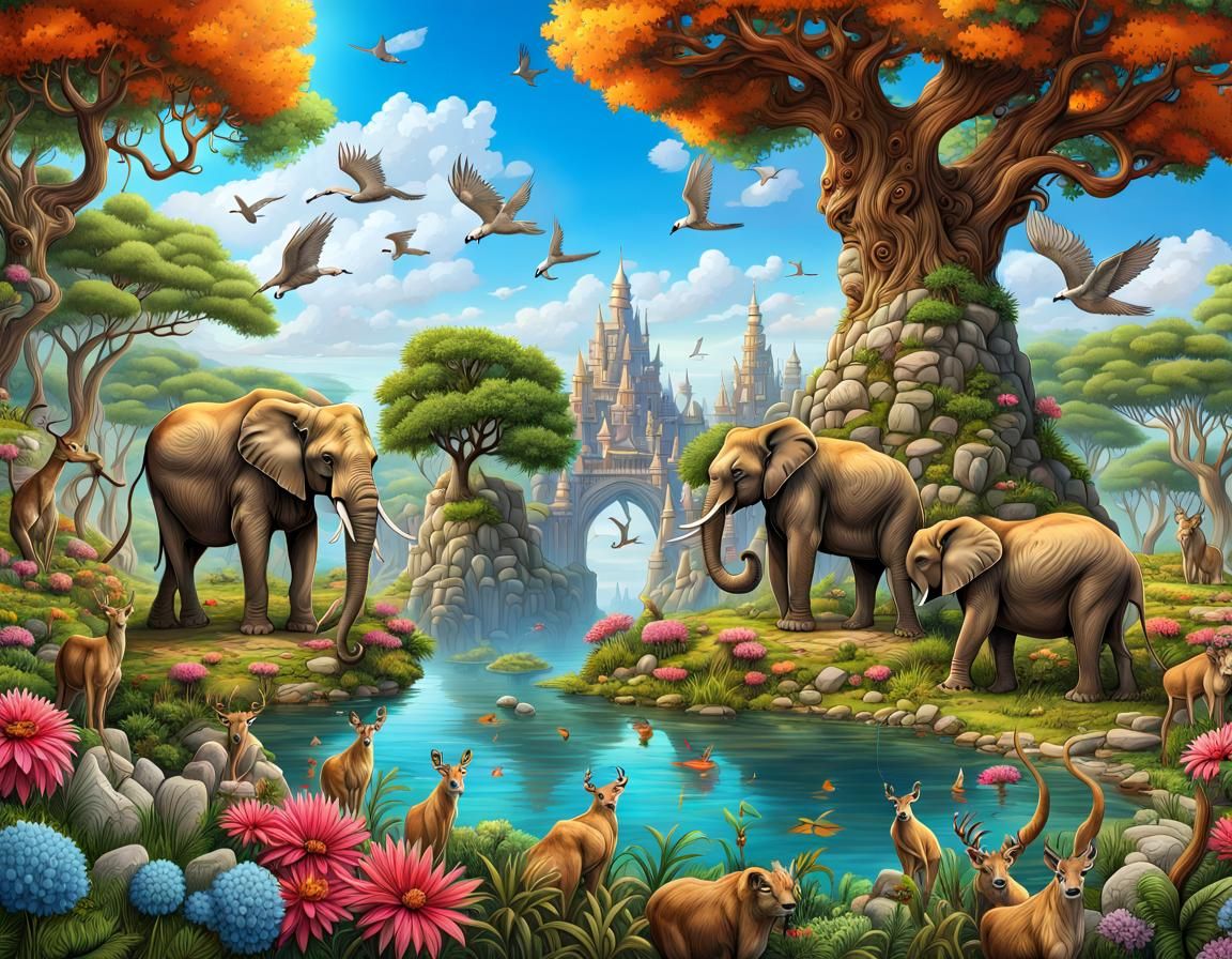 Animal's Wonderland  by @undefined