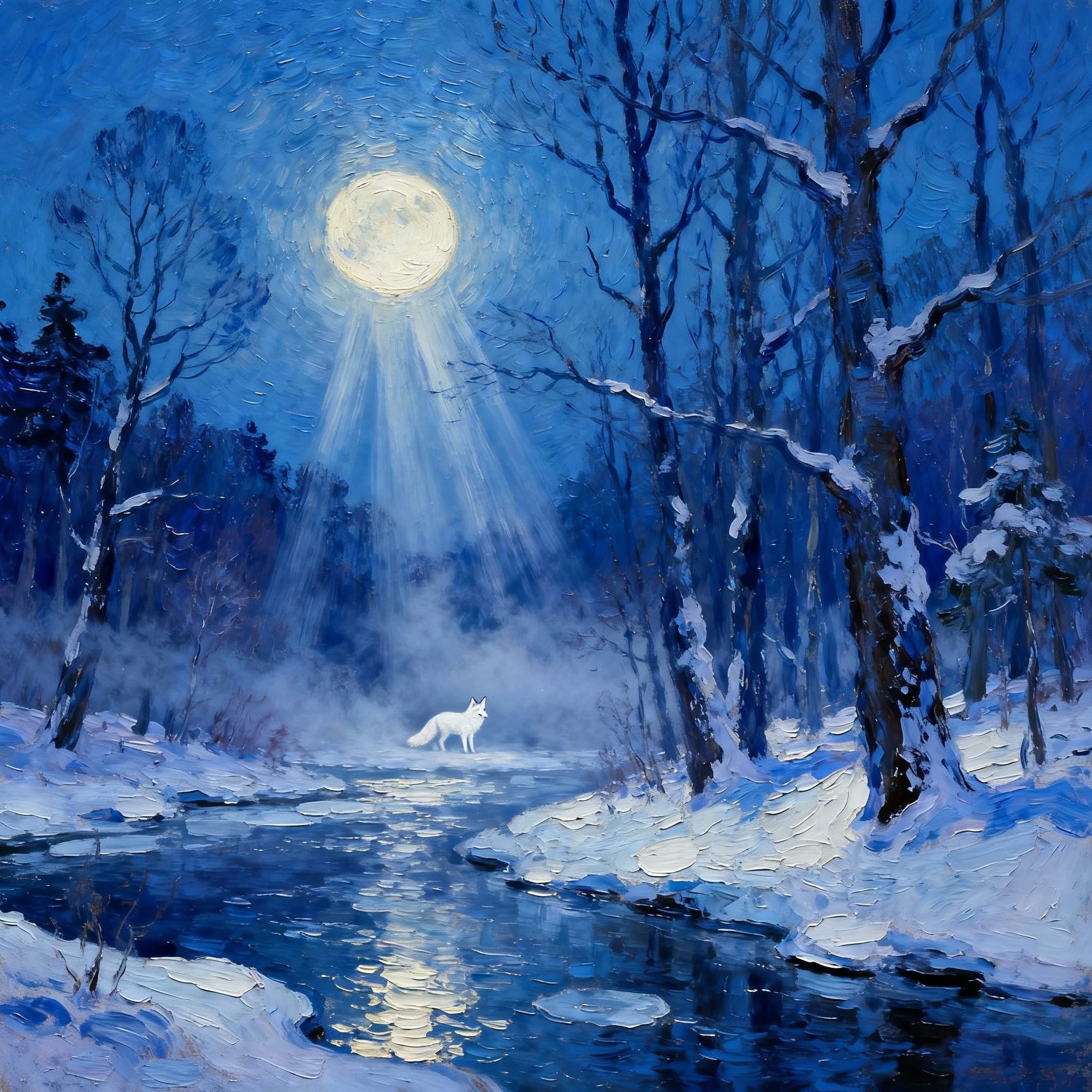 Blue the color of cold