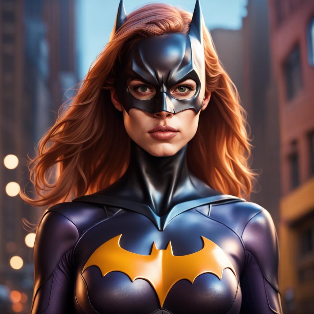 Batgirl close up - AI Generated Artwork - NightCafe Creator