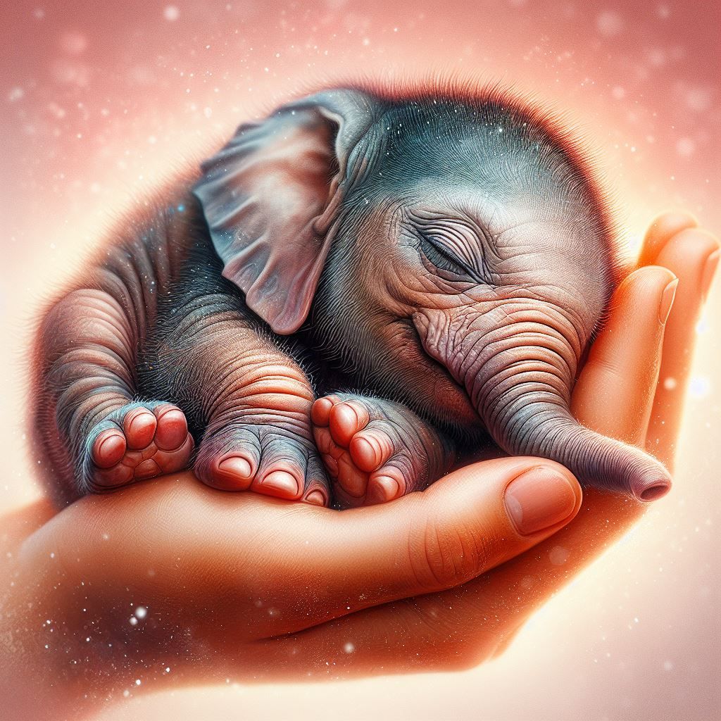 Nap of a pachyderm