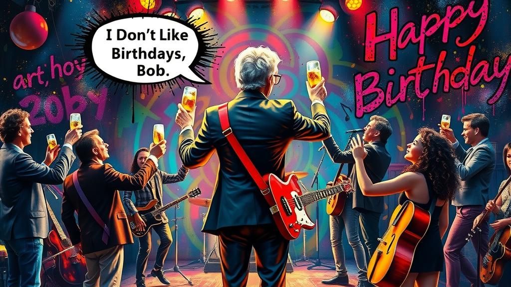 Happy Birthday Bob Geldof  5th October  by @Pirate Queen Jo 