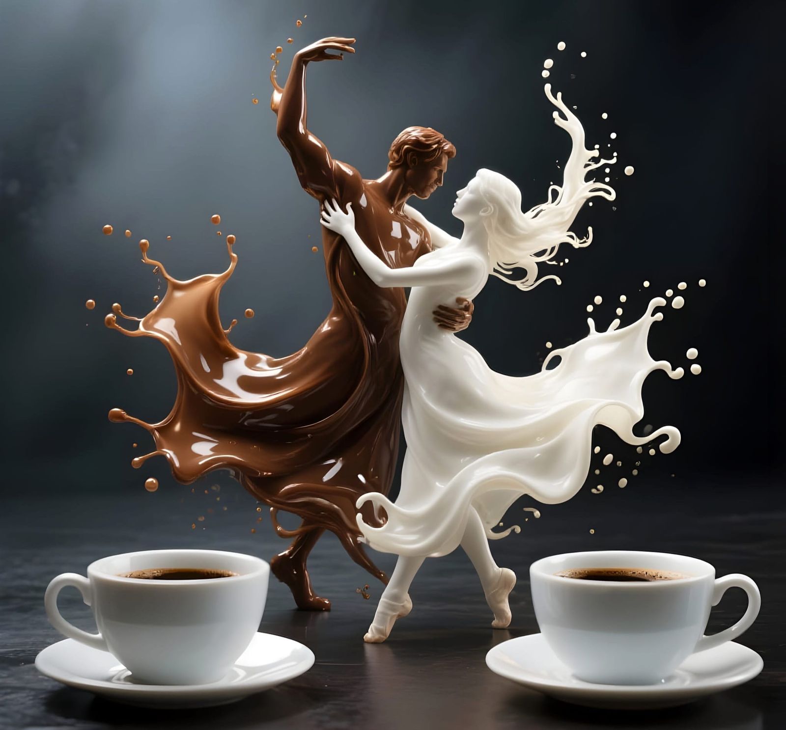 Milk & Coffee   by @Floe Joe 