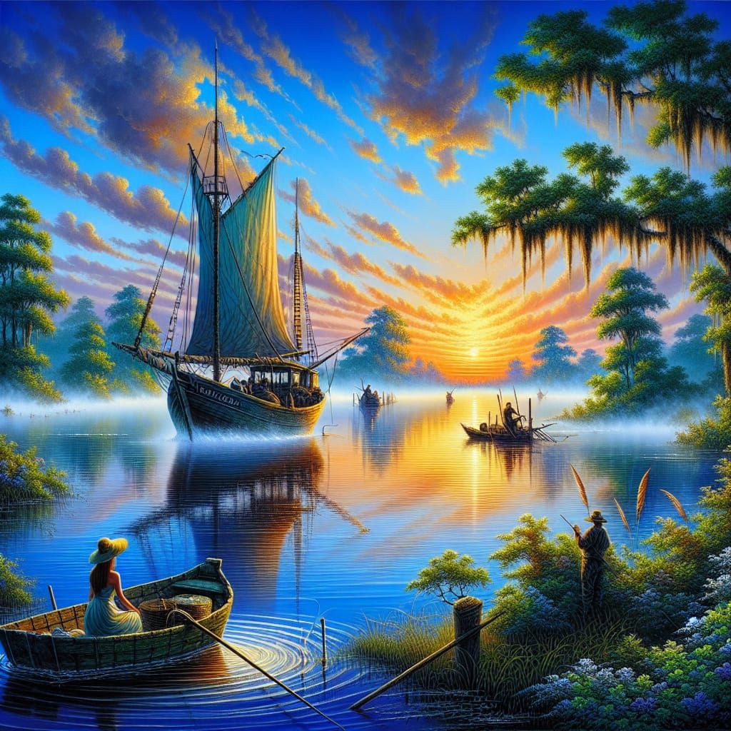 Blue Bayou  by @Lulu