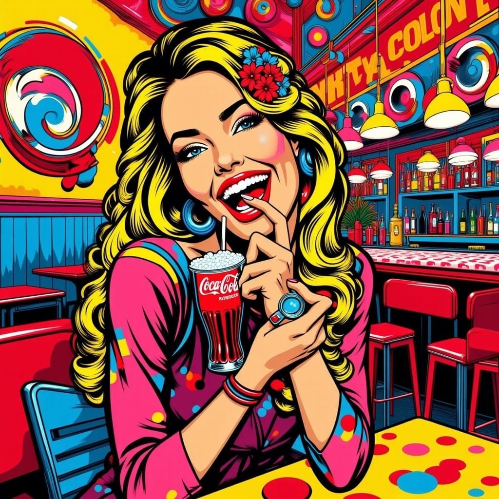 <lora:Pop Art Flux:1.0> 