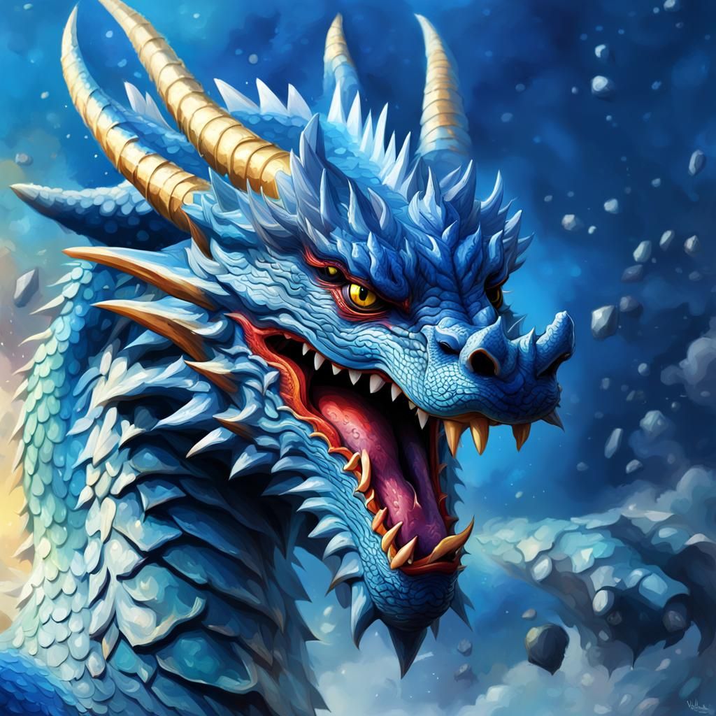 blue dragon
  by @Lady G