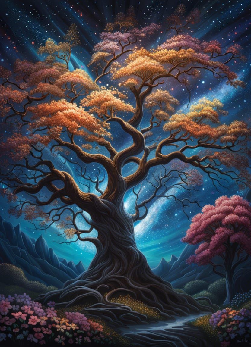 Magical Tree - AI Generated Artwork - NightCafe Creator