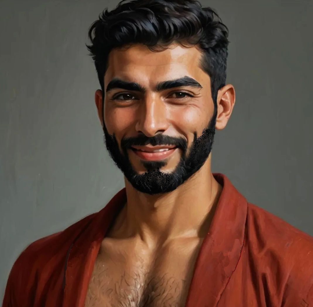 Ramzi, a handsome bearded Egyptian