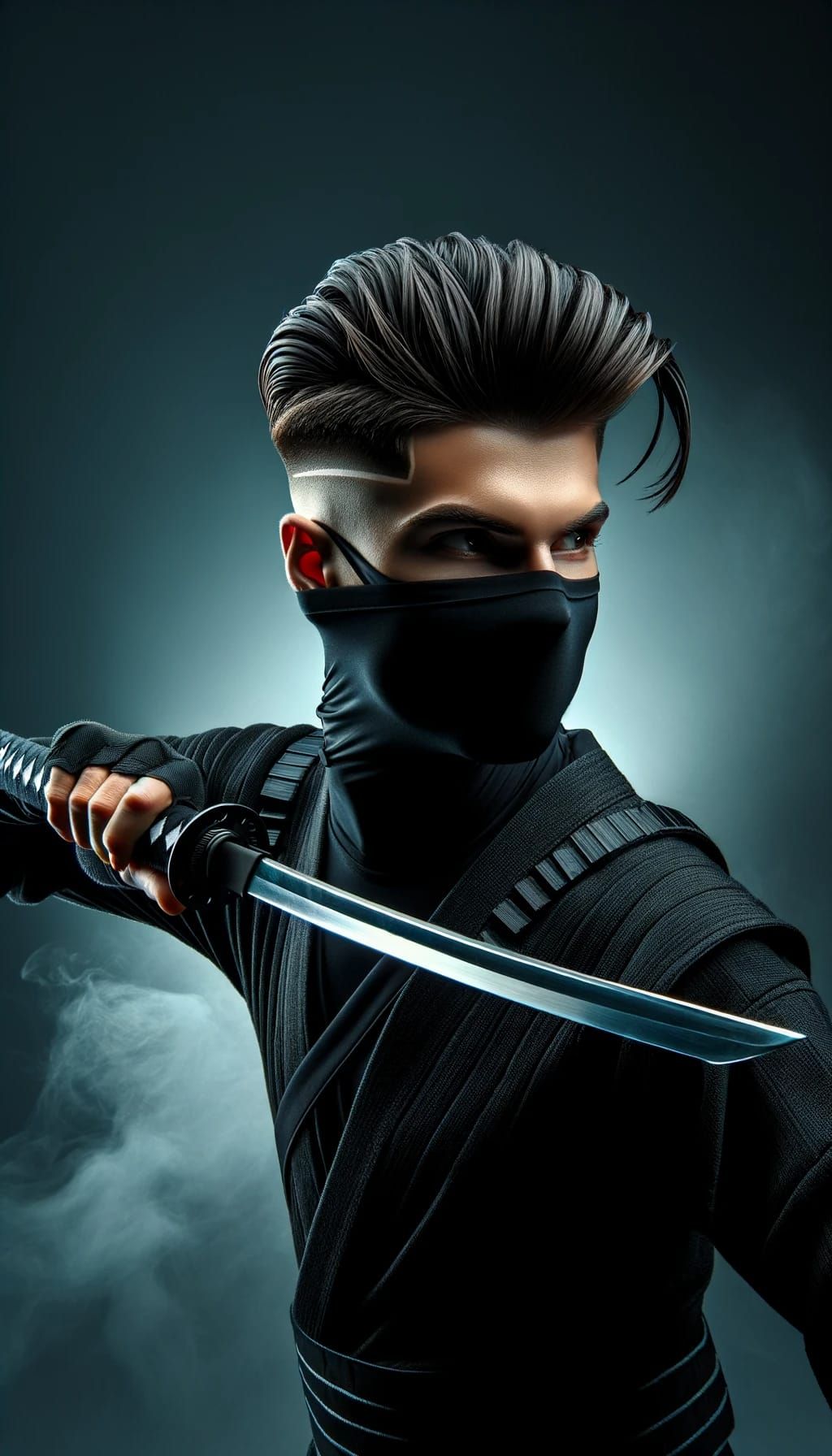 Ninja with a Low Tapered Fade