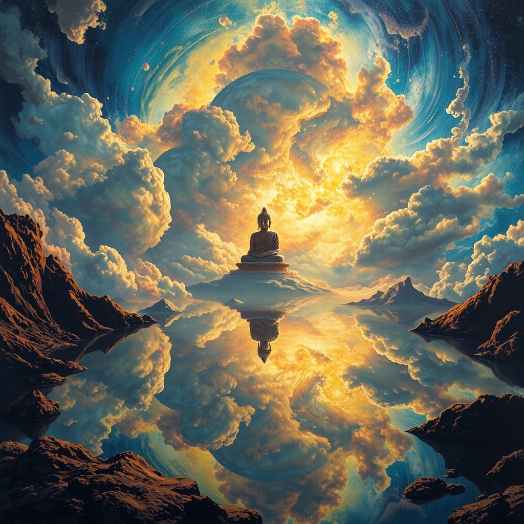 Cosmic Enlightenment Reflected in a Holographic Mirror