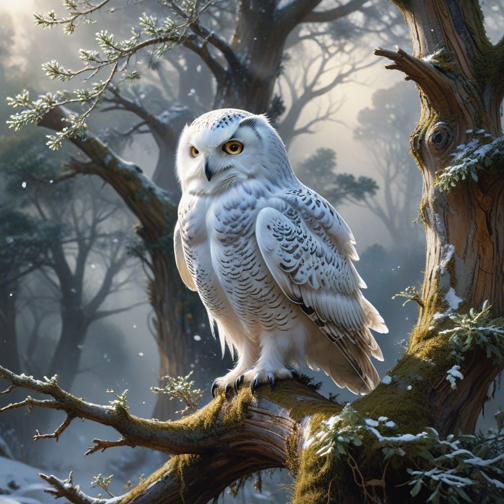 Snowy Owl  by @Victoria G
