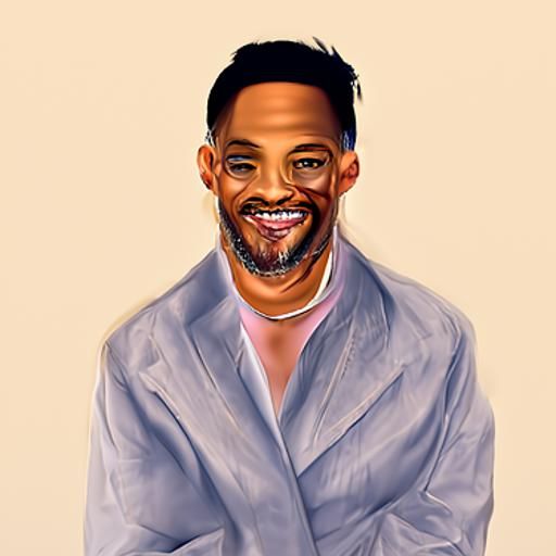 WIll Smith portrait - AI Generated Artwork - NightCafe Creator