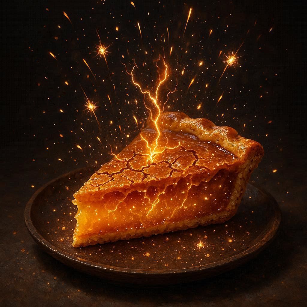 Magical crackle pie