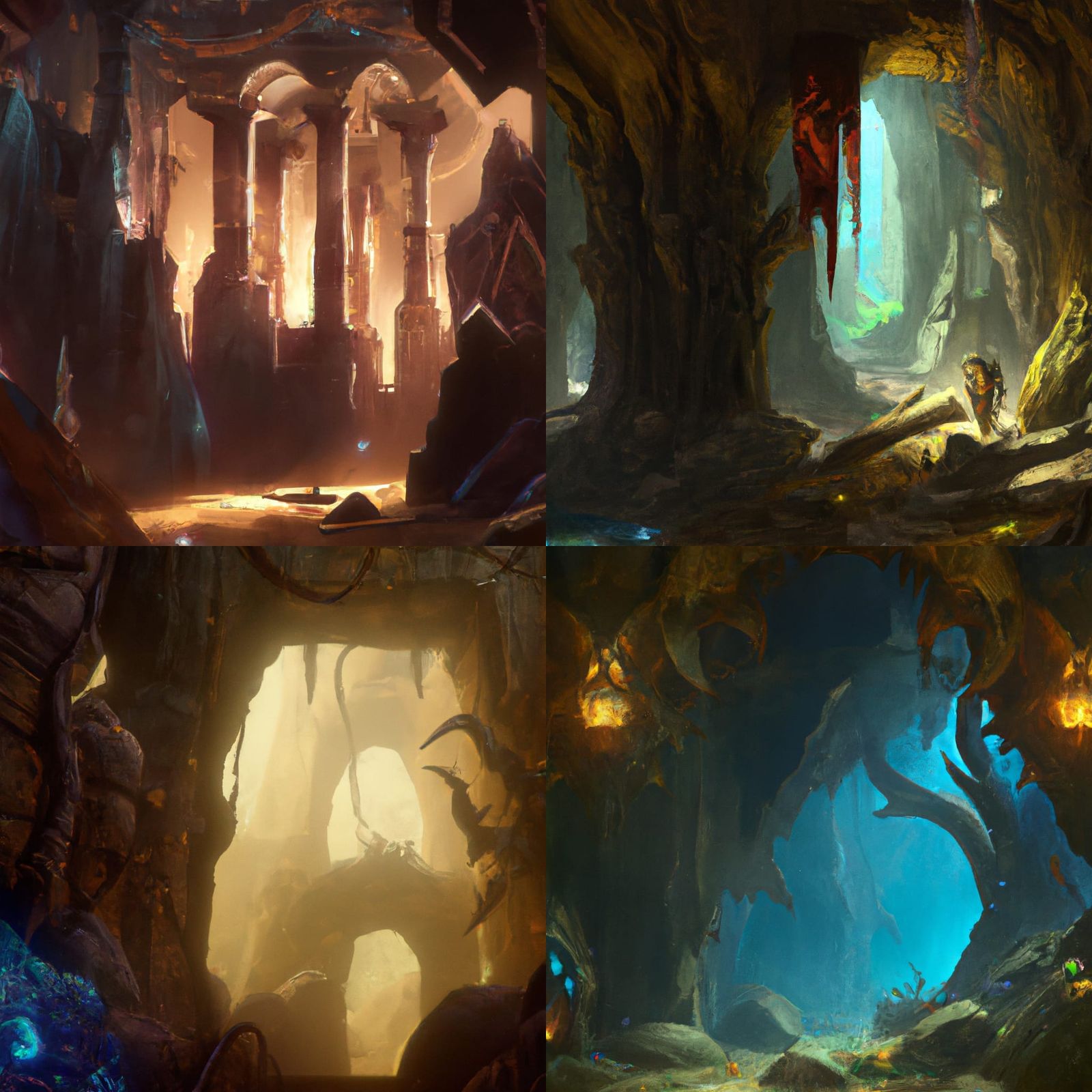 Ancient Earth Cave a masterpiece, 8k resolution, dark fantas...