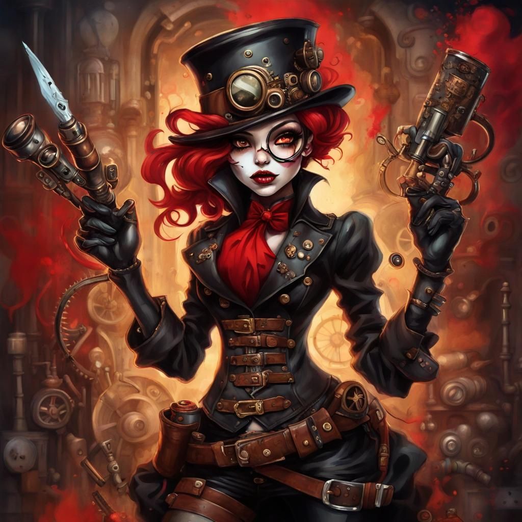 steampunk rouge - AI Generated Artwork - NightCafe Creator