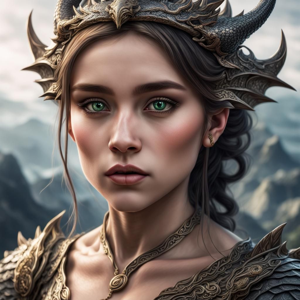 Dragon Princess - AI Generated Artwork - NightCafe Creator