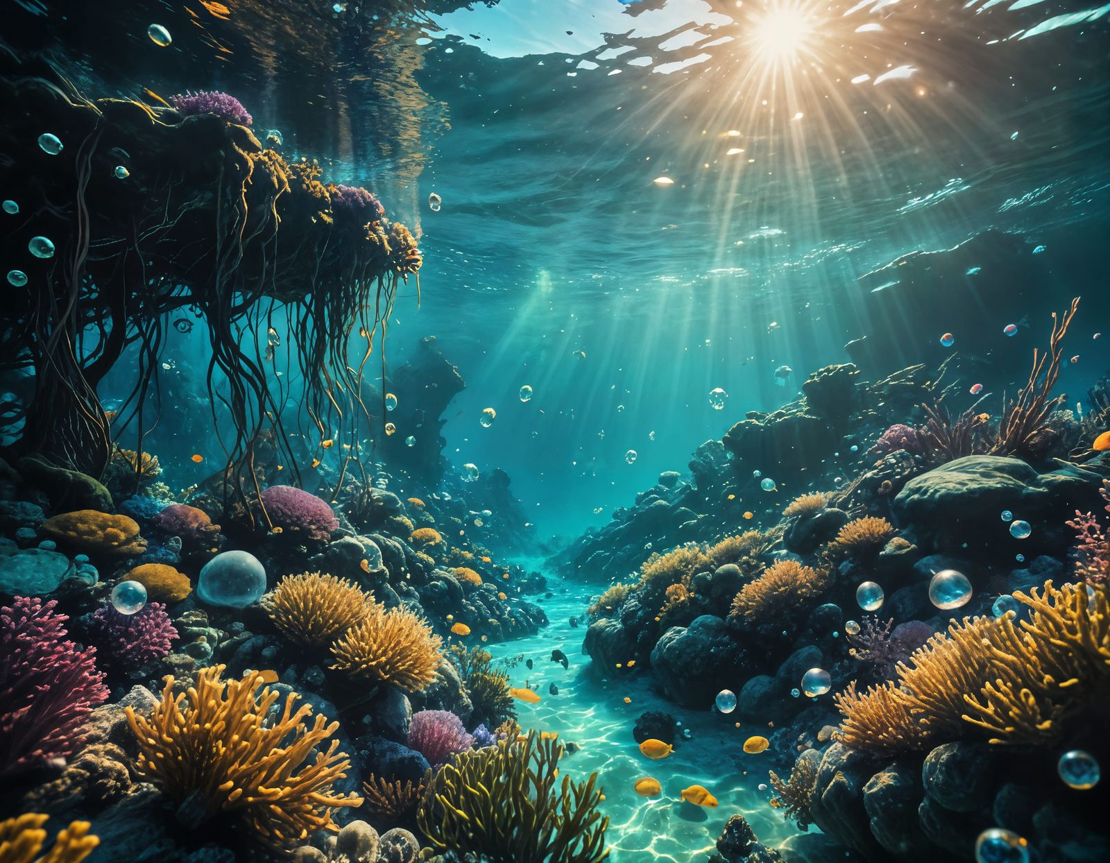 The Radiant Reef  by @Mormookiee