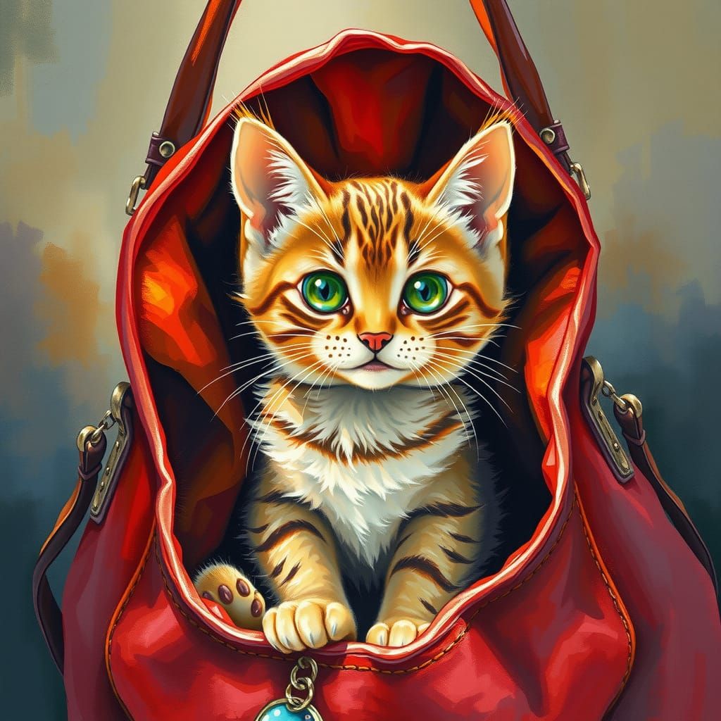 Cats and their Hobbies - Hiding In Bags