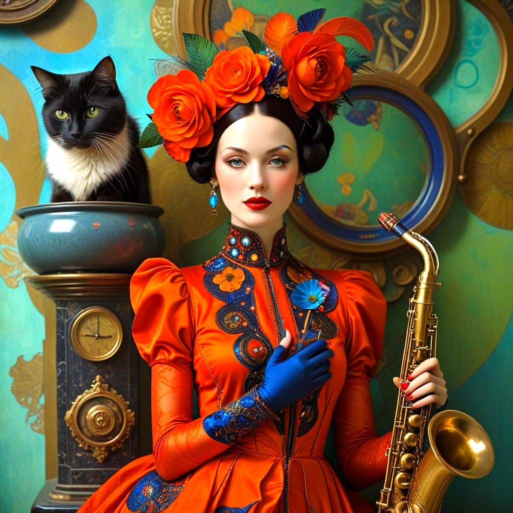 Exotic Ladies in Art Deco Splendor