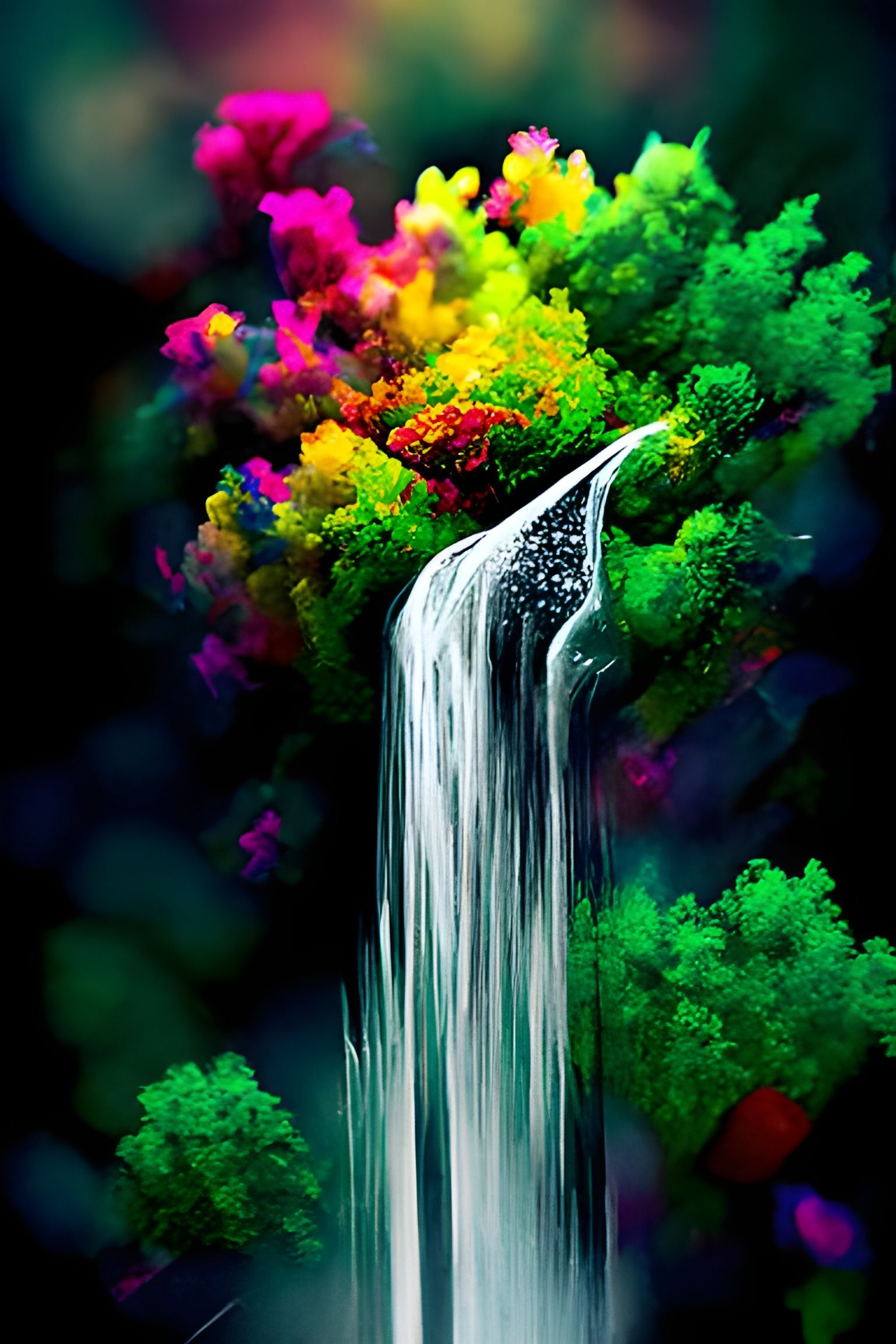 Waterfall of time