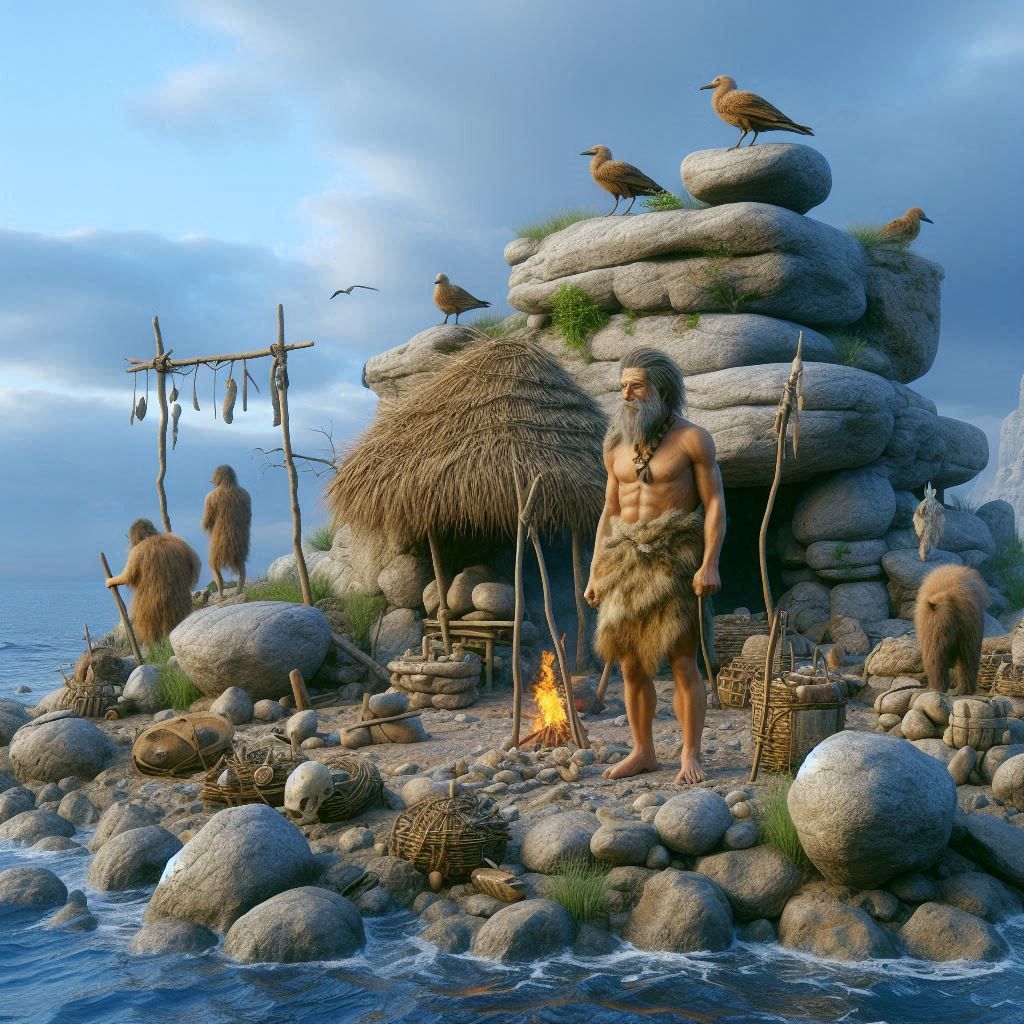 The stone age  by @Tan4e