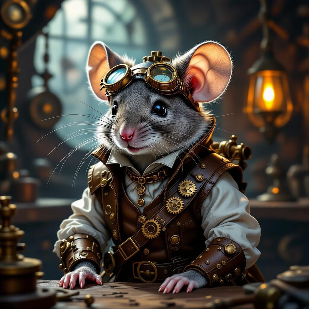 Steampunk Nonny plots his next move.