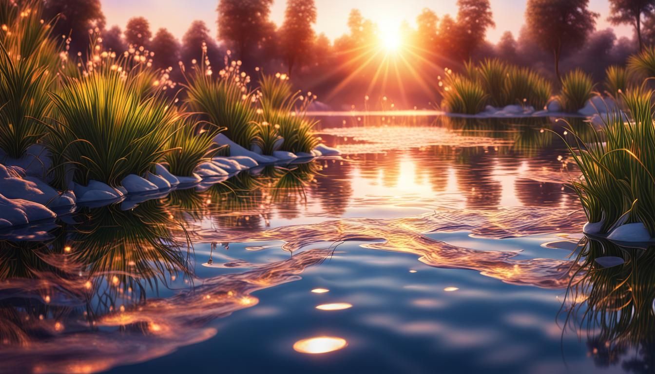 Edge of the Water Oasis (Widescreen)