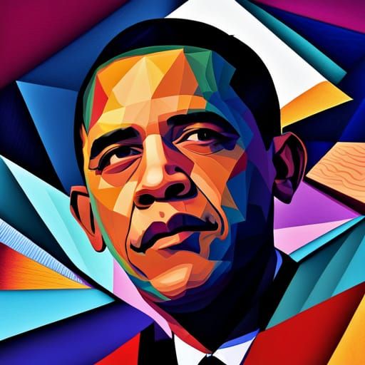 Collage Obama - AI Generated Artwork - NightCafe Creator