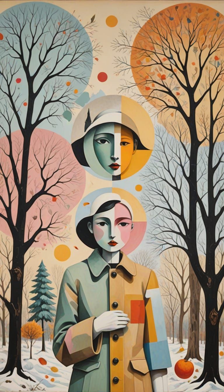 Dadaism Seasons: An Anti-Art Cycle in Pastel