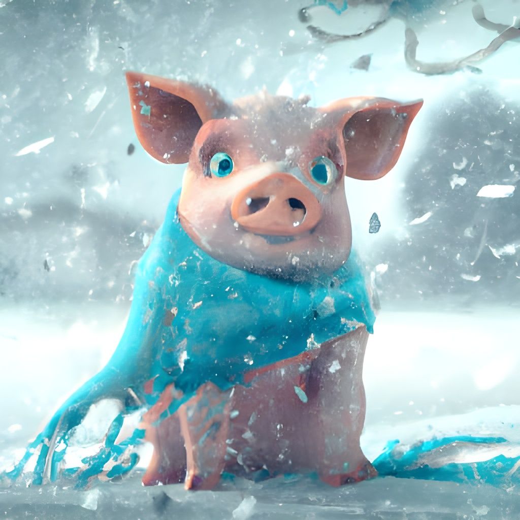 Piglet was feeling more snowy behind the ears than he had ever felt before. (Winnie the Pooh) undefined