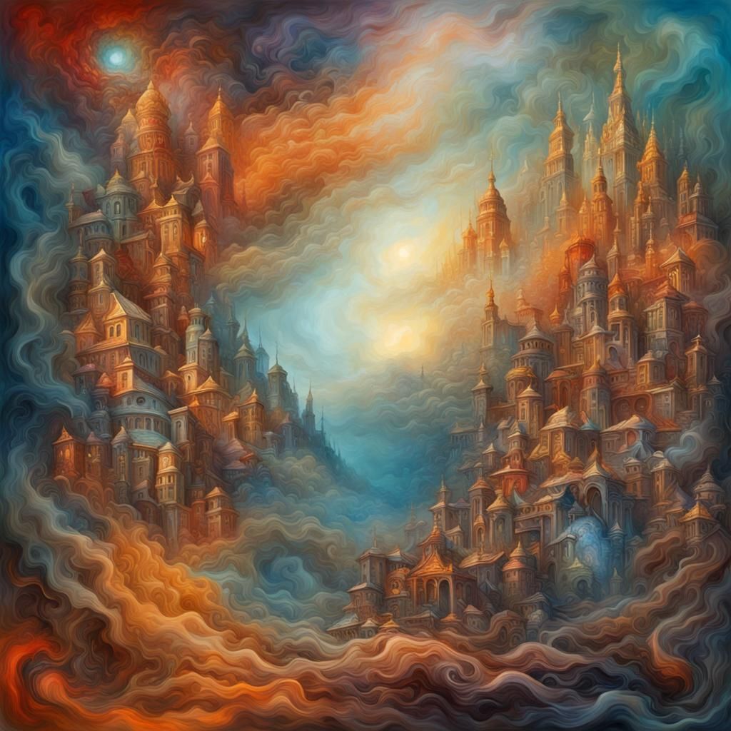 surreal dreamscape