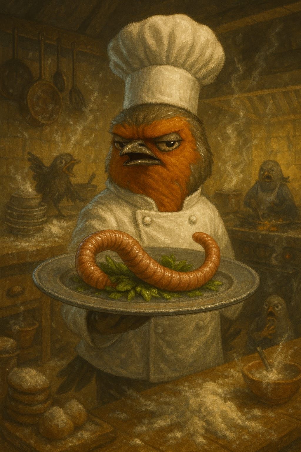 Gourmand of the Garden: One Worm, Five Stars | proud robin (...