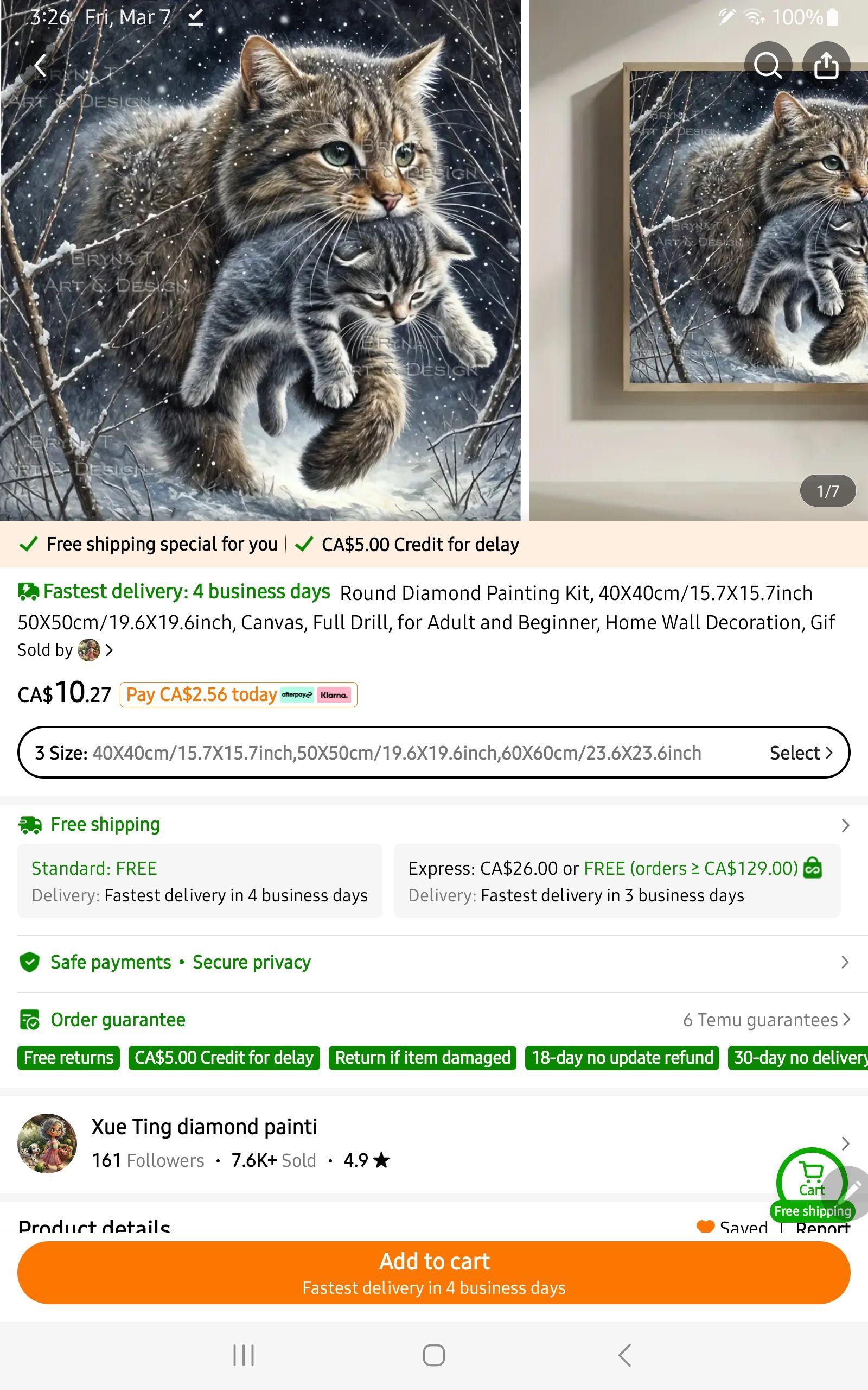 Temu theft of my watermarked work! Mar 7, 2025