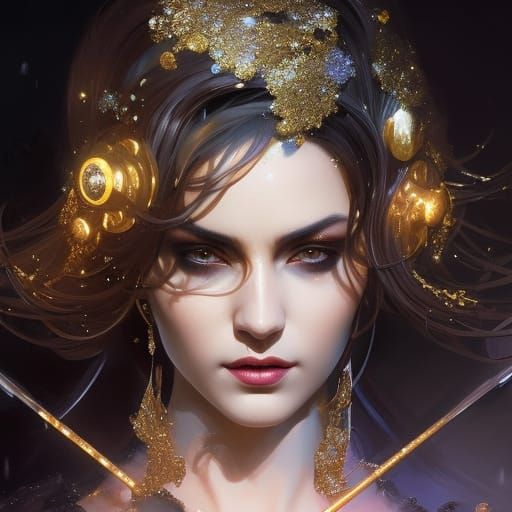 Gold Barrettes