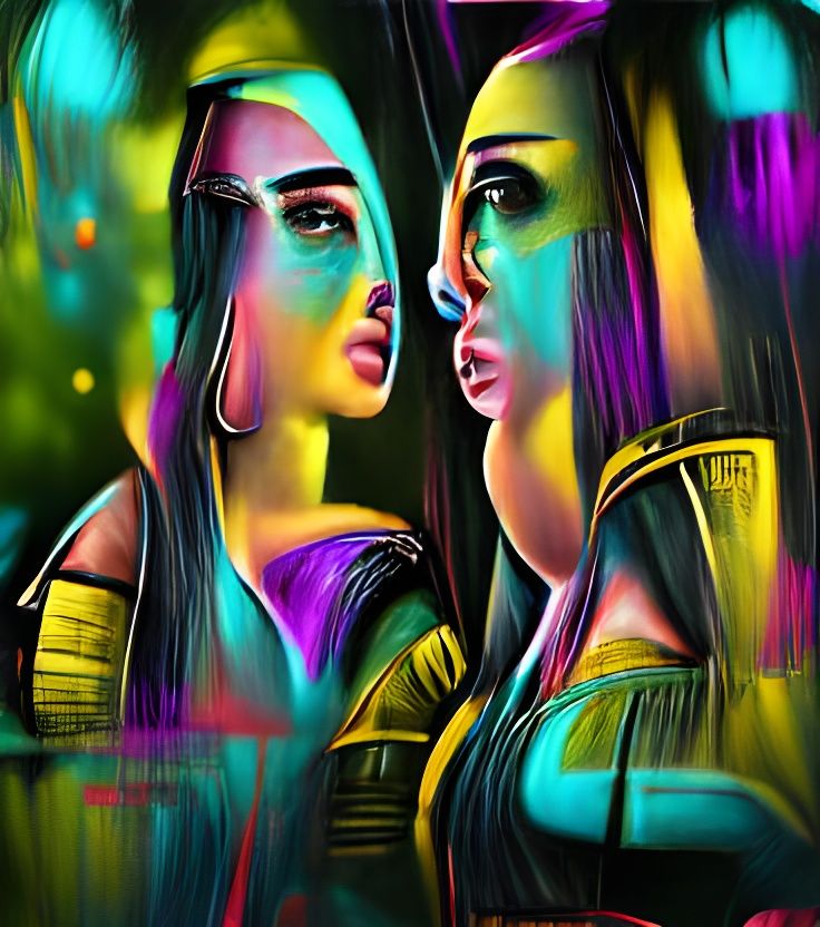 Twins - AI Generated Artwork - NightCafe Creator