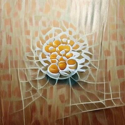 An extremely intricate painting of a very simple thing
