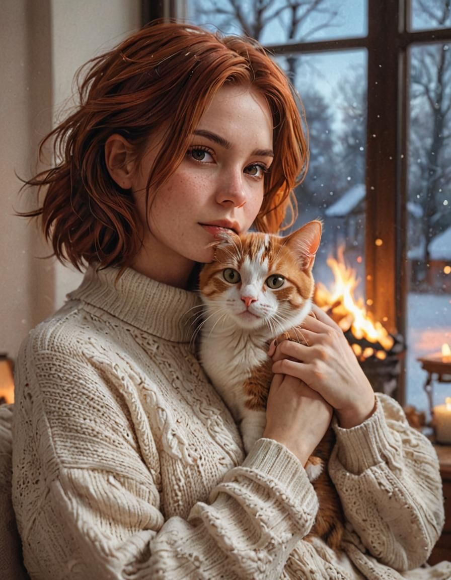 Warm and Cozy   by @Queen_Asha