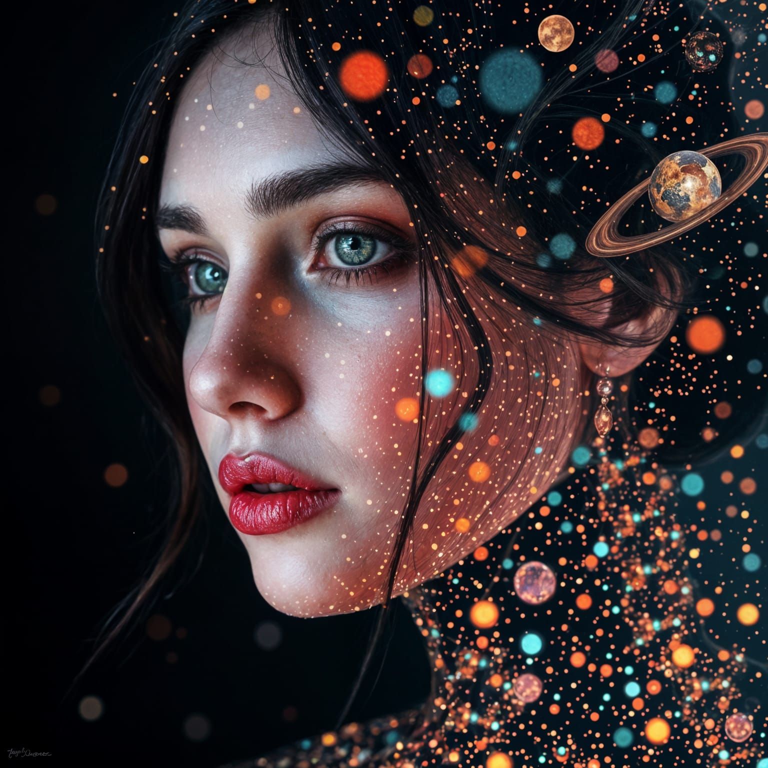 Polka Dot Lady  by @Original Fopo