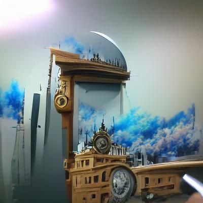 Big old clock, dream