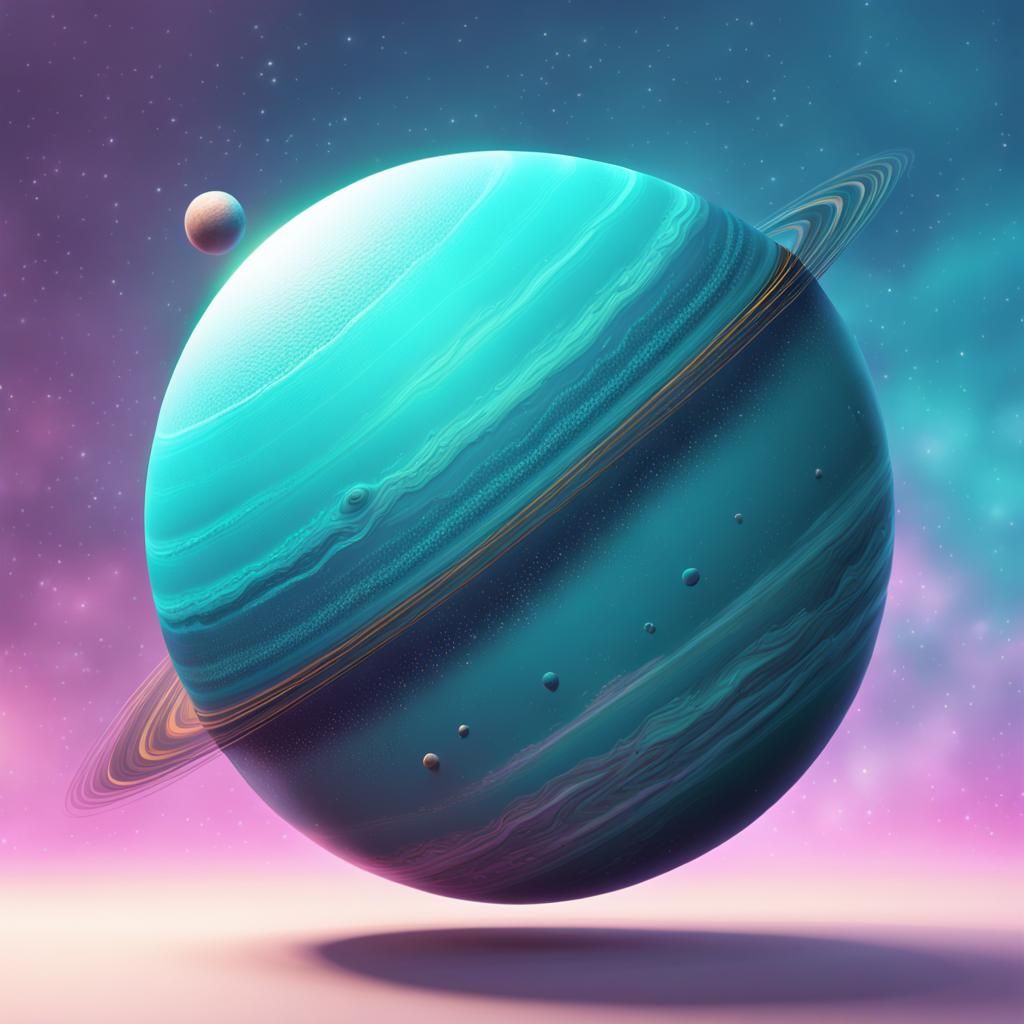 Uranus planet with minimal detail