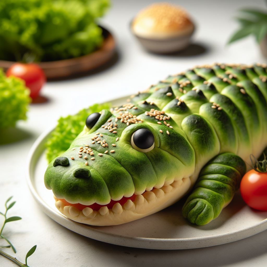 The crocodile bun.