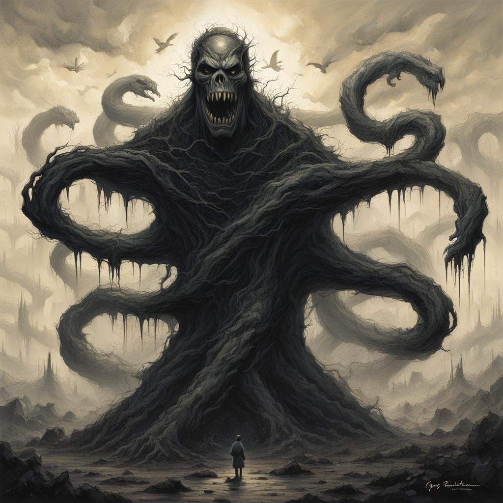 If friend shaped, why not friend  (twisted ominous) sinister...