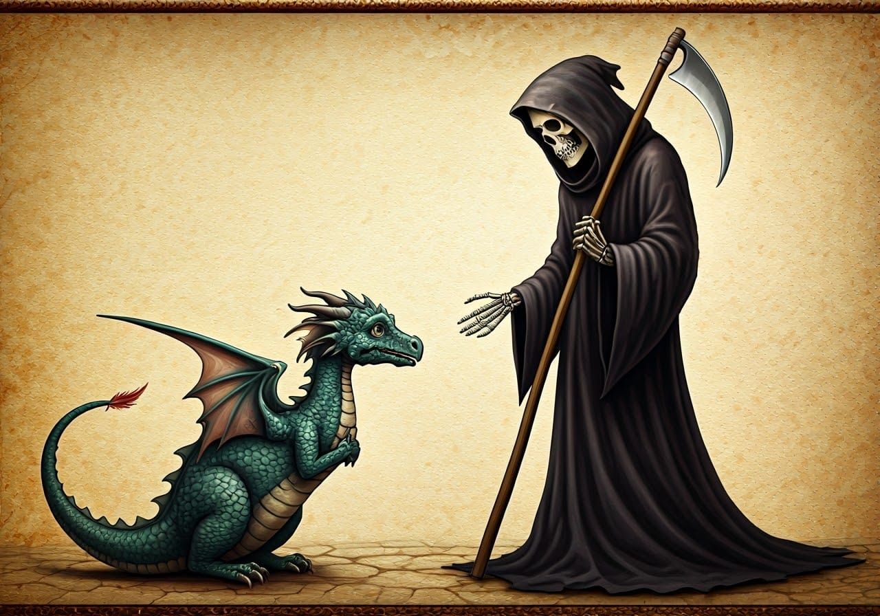 The Reaper comes for the best of us  by @Ishara