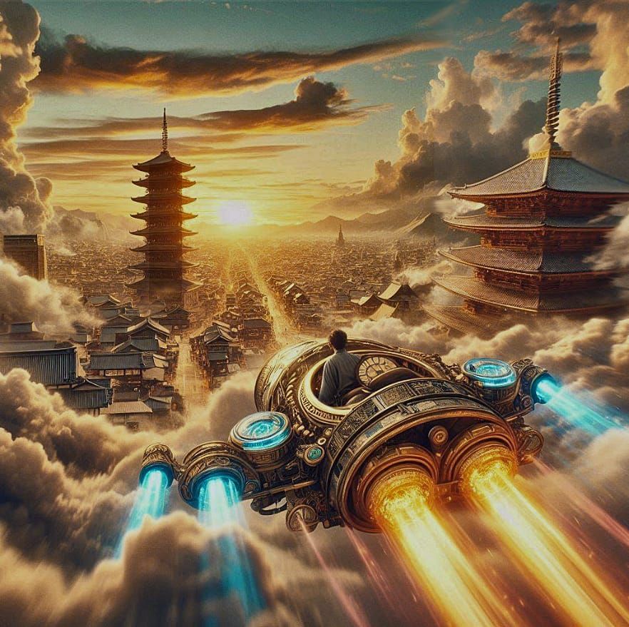 Time travel to Edo  by @Oreva