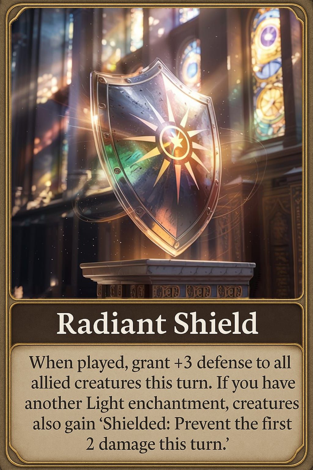 Magic Card - Radiant Shield